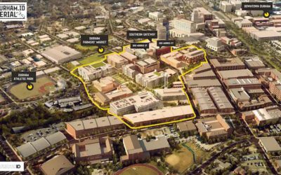 An R&D-oriented innovation district is taking shape in the heart of Durham, N.C.